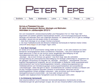 Tablet Screenshot of petertepe.de